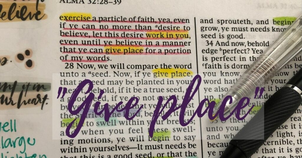 9 Ways to “Give Place” for the Word of God in your Heart and Mind ...