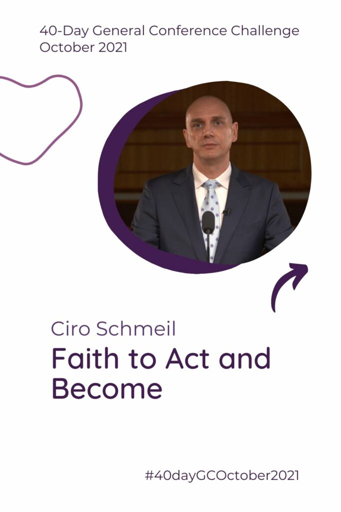 Faith to Act and Become by Ciro Schmeil Seek This Jesus Study