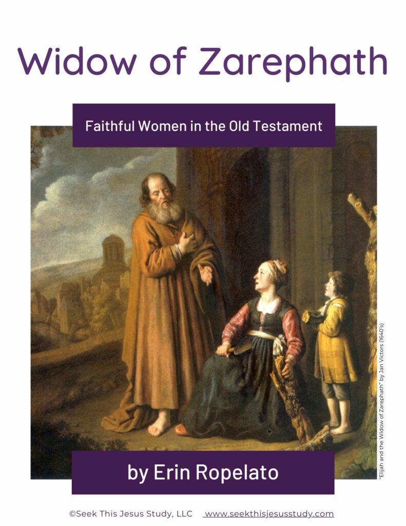 Widow of Zarephath Faithful Women of the Old Testament Study Guide
