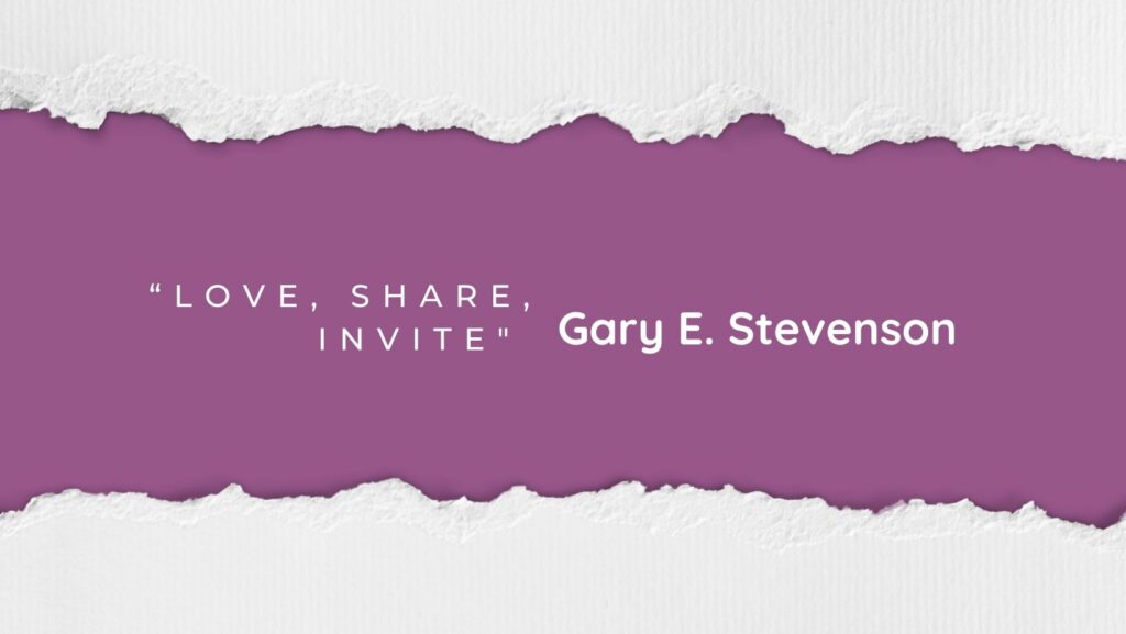 “Love, Share, Invite” by Gary E. Stevenson Seek This Jesus Study