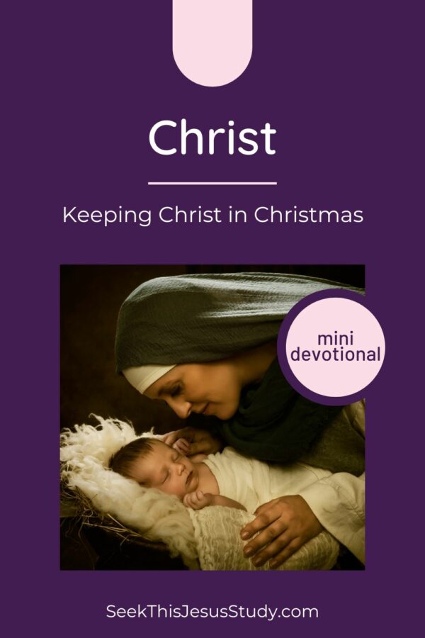 Christ Keeping Christ in Christmas Day 11 Seek This Jesus Study