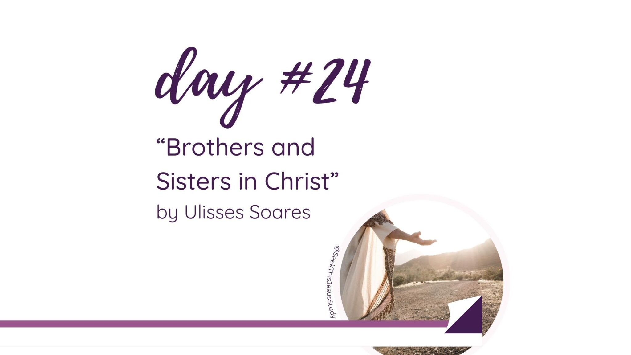 “Our Earthly Stewardship” by Gerald Causse Seek This Jesus Study