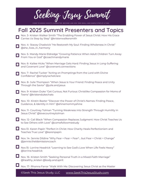 SUMMIT: Fall 2025 Seeking Jesus VIP Access - Image 3