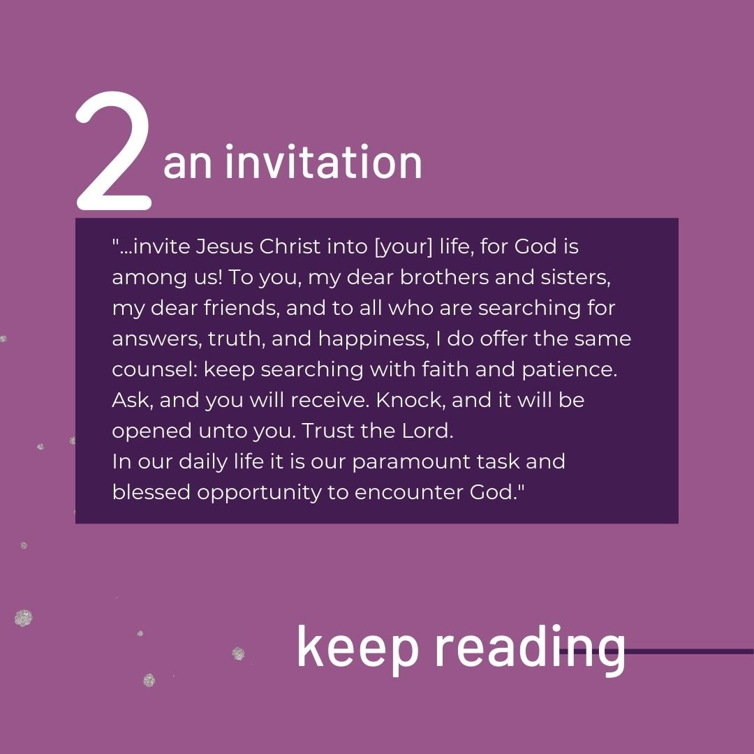 Uchtdorf Invitation