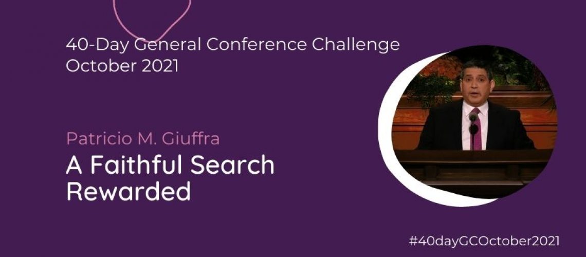 a faithful search rewarded Patricio m Giuffra