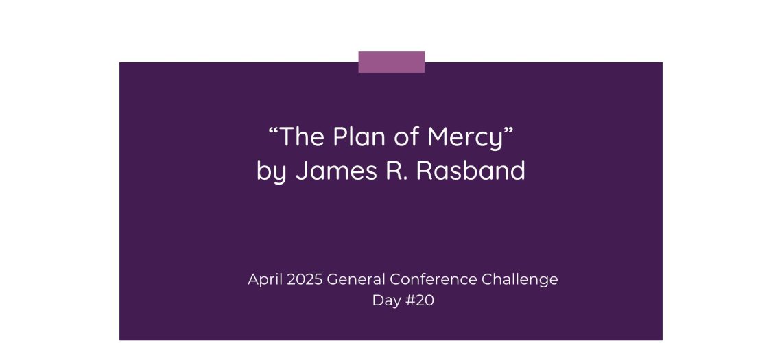 The Plan of Mercy by James Rasband