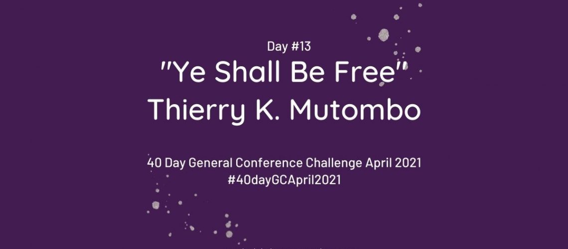 GC day 13 Mutombo Ye shall be free blog