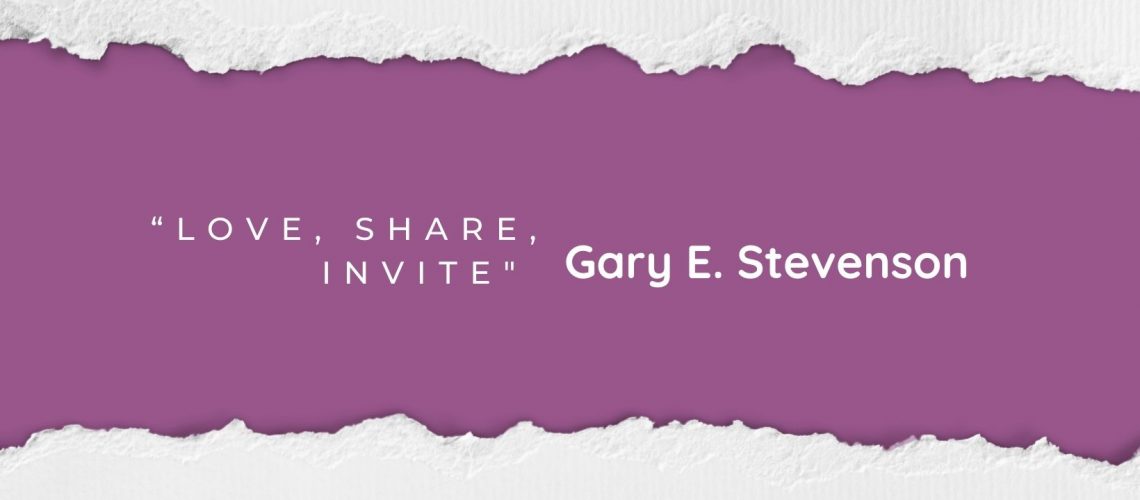 “Love, Share, Invite” by Gary E. Stevenson April 2022 blog
